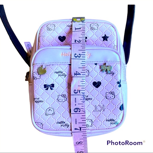 Vintage Sanrio Hello Kitty Bag Faux Leather Pink Y2K Girlhoodcore - Picture 10 of 12